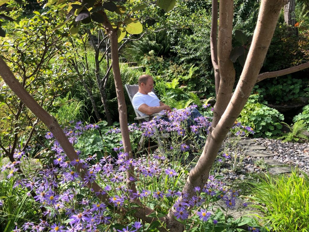 Tyst upplevelse i Känn trädgården Askim Göteborg